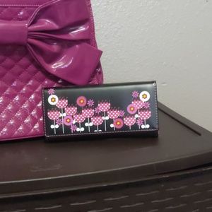 Scarleton: Black & Purple Wallet